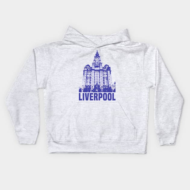 Liverpool Kids Hoodie by Den Vector